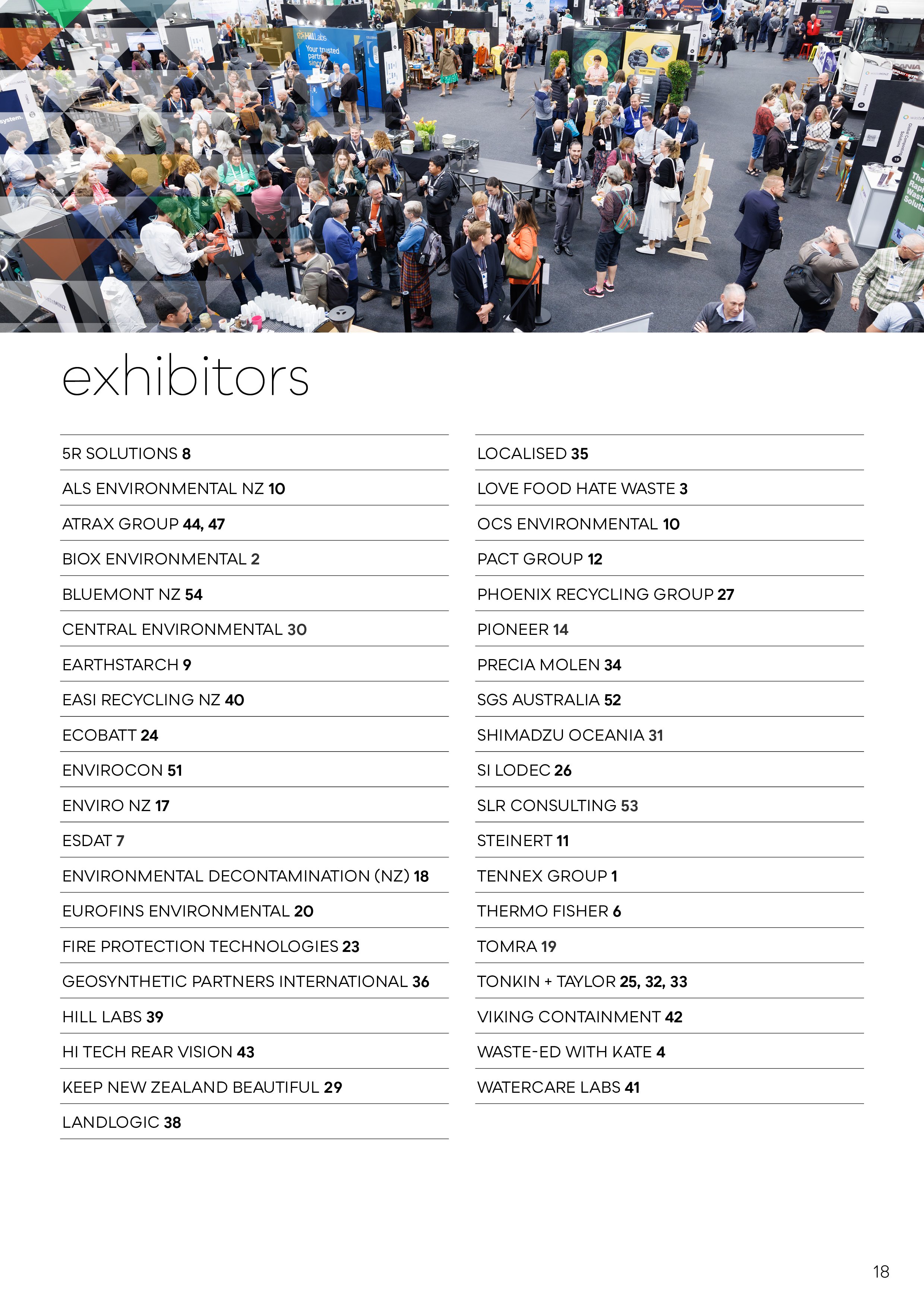 WM26 exhibitors at 260226